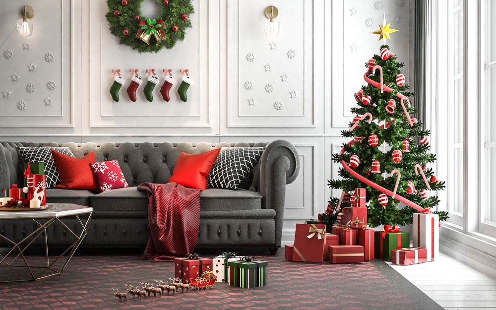 christmas living room 2020